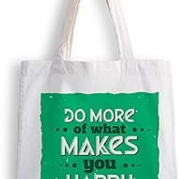 Canvas Tote Bags for Women, College Bag for Girls, Tote Bag for Shopping, Travel & Beach Bags for Women - Do More - D No - 061-image-14