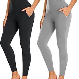 Women Slim Fit Cotton Lycra Stretchable PocketJeggings Mid Rise, Ankle Length with Elasticated Waistband (Pack of 2)-image-96