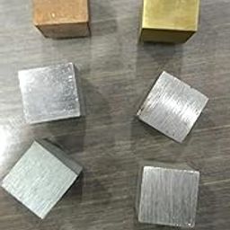 Density Cubes Set of 6 Metals, 20mm (Brass, Lead, Iron, Copper, Aluminum, Zinc)-23