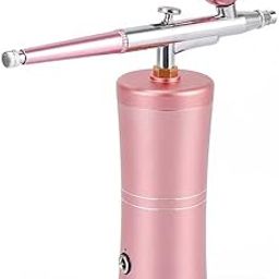 BELLA FACCIA Rechargeable Cordless Airbrush Kit Compressor - Handheld Airbrush Gun Set Portable Wireless Air Brush for Barber, Nail Art, Cake Decor, Makeup, Model Painting- Multicolor-picture-40