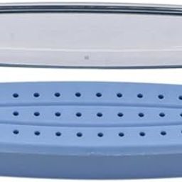 NMD Nexus Medodent Dental 30 hole bur box bur holder autoclavabale with lock (blue)-2
