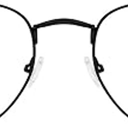 Zero Power BLU Screen Glasses | Blue‑Cut, Anti‑Glare, Lightweight & Blocks Harmful Rays | UV Protection Specs | Black Hexagonal Full Rim Shape | Men & Women | Large | LB E18339-image-58