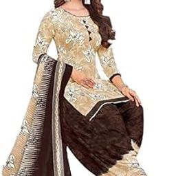 Crepe Printed Unstitched Dress Material for Women(JSG-002)-image-1