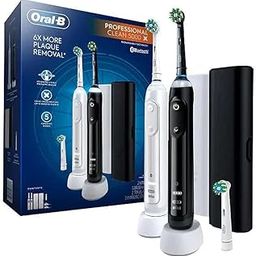Oral B Professional Clean 5000 X Electric Toothbrush Twin Pack, Rechargeable Power Toothbrushes - Pack of 2-image-59