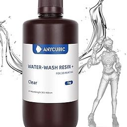 3 idea Imagine Create Print Water Washable 3D Printer Resin, 405nm High Precision UV-Curing 3D Resin, Low Shrinkage Standard Photopolymer Resin for 8K Capable LCD DLP 3D Printing (Clear, 1000g)-11