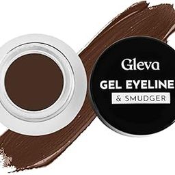 Gleva Compact Gel Eyeliner, Waterproof Long Lasting Cream Eyeliner, High-Intensity Pigments Smudge-Proof Eye Liner Makeup Quick Dry Eyeliner Vegan & Cruelty-free (Natural Brown)-image-88