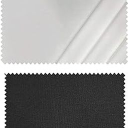 Raymond Trouser- Shirt Fabric Combo Box (Unstitched, All Weather Fabric) (White Shirt +Black Trouser)-6