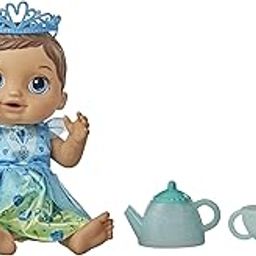 Baby Alive Tea ‘N Sparkles Baby Doll, Color-Changing Tea Set, Doll Accessories, Drinks and Wets, Brown Hair Toy For Kids Ages 3 and Up-image-51