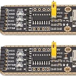 USB to UART TTL Converter, 50bps to 6Mbps Serial Communication Module 2pcs for Office-image-69