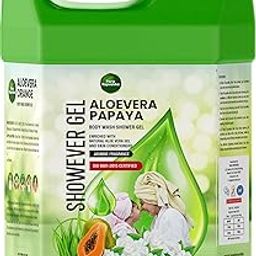 Parle Ropvatika Aloevera Papaya Body Wash 5 Liter Shower Gel with Pure Glycerin - Jasmine Fragrance Handwash Liquid (Aloevera Papaya Bodywash Shower Gel - 5 Liter)-image-61