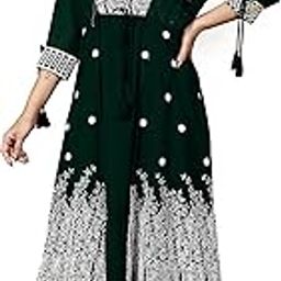 Women Flared Embroidered Gown-image-1