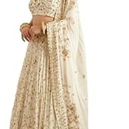 Black Georgette Zari Embroidery Work Semi-Sttiched Lehenga Choli For Women-picture-32