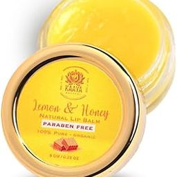 Kaaya Natural Lemon & Honey Lip Balm | 99.9% Natural | Lighten dark lips | Hydrated & Nourished lips | UV Protection | Heal Chapped Lips. | Unisex Lip Blam | for all types of Lips-26