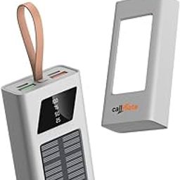 CALLMATE Starlight 12W 10000mAh Solar Fast Charging Power Bank, Dual USB Output & Dual Input (Type C & Micro), Li-Ion for iPhone, Anrdoid & Other Devices (Li-Ion) (White)-image-75