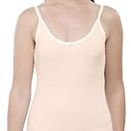 Women’s Cotton Long Slip | Sleeveless Kurta Inner Camisole with Side Slits | Regular Fit Spaghetti Strap Slip for Suit/Kurti - SANDY-image-36