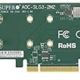 Supermicro AOC-SLG3-2M2 PCIe Add-On Card for up to two NVMe SSDs-16