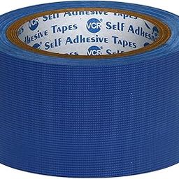 VCR Blue Duct Tape - 18 Meters in Length 48mm / 2" Width - 1 Roll Per Pack - Strong Book Binding Tape - Waterproof Heavy Duty Duct Tape-14