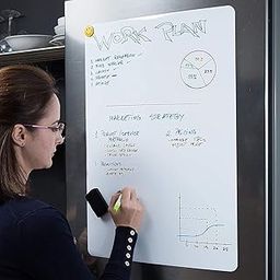 TECHBITE Weekly Planner Dry Erase Magnetic Board for Refrigerator, Almirah, Kitchen-Board 17 inch x 11 Inch (Whiteboard Magnetic)-17