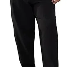 instafab Plus Men's Trousers for Casual Wear | Mid-Rise | Regular Fit | Hook & Zip Closure | Plus Size Trousers Crafted with Comfort Fit for Everyday Wear-picture-45
