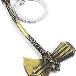 Metal Key Chain Axe Design (Gold)-picture-47