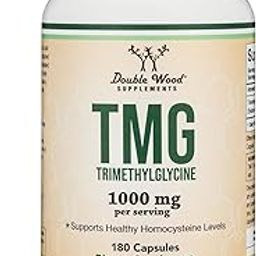 TMG Trimethylglycine Supplement 1,000mg Per Serving, 180 Capsules (TMG Supplements for Homocysteine Control) Genuine TMG with Fishy Smell, Gluten Free, Non-GMO-image-59