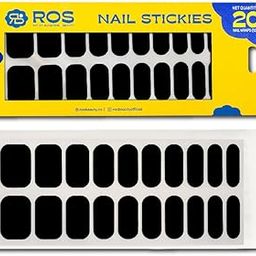 ROS Beauty Nail Stickies | 20 Count | Easy-to-Apply Vibrant Nail Art Stickers | Long-Lasting, Lightweight, & Mess-Free | Unique Designs for Effortless DIY Manicure | Living My Way-48