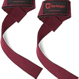 Harbinger Padded Cotton Lifting Straps with NeoTek Cushioned Wrist (Pair)-image-55