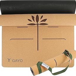Gayo Yoga Cork Mat- Made of Premium Eco-Friendly Cork Non-Slip Yoga Mat for Enhanced Balance and Support in Yoga and Pilates Practice-image-15