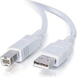 SPIN CART USB 2.0 Printer Cable, A Male to B Male High speed Cord 1.5 Meter - Color white Compatible For HP, Canon, Epson, Samsung & Other Brands-image-7