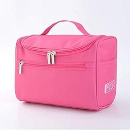 Clopic Multifunctional Makeup Organizer Bag Travel Pouch Extra Large Cosmetic Case Household Grooming Storage Kit Bags with Hook, Travelling Cosmetic Makeup Bag for Women (Makeup Bag-Pink0)-picture-40