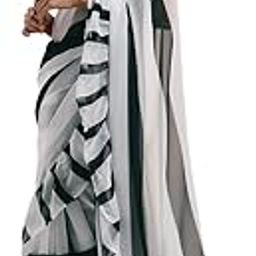 Women's Pure Fancy Linen blend Print Saree Rich Pallu Design Lace Zari Work Trendy Special Occassion Wear With Unstitched Blouse Piece-picture-16