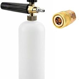 Mass Pro Adjustable Car Wash Foam Gun Snow Pressure Washer Jet With Quick Connector Lance Cannon Soap Bottle Sprayer for Car Spray Gun-image-96