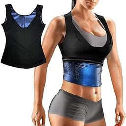 GVV Sweat Shapewear Vest Belt for Women, Polymer Shapewear, Workout for Weight Loss Waist Body Slimming, Trainer-image-19