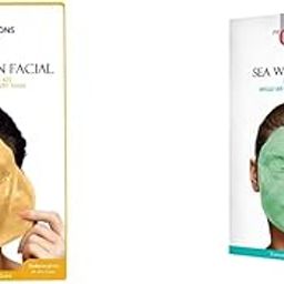 O3+ Gold Infusion Facial Brightening Facial Kit with Peel off Mask, 45 gm & O3+ Sea White Brightening Facial Kit With Peel Off Mask Suitable (45g, Single Use Facial Kit) Combo-image-19