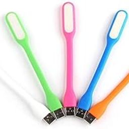 CRAZO FASHION Mini Flexible USB LED Light for Laptop Keyboard, PC, Power Bank, Night Book Reading Lamps Silicone Portable Gadget Multi Color - 17 CM (Pack of 5)-10