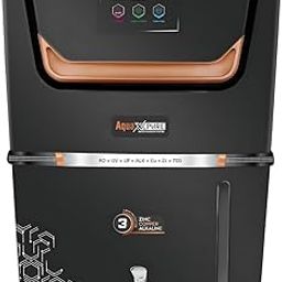 AQUA X PURE 4 in 1 Copper RO Water Purifier with 10 Stage Purification Filtration, UV, UF, TDS Adjuster and 12 Liter Large Storage Tank, Suitable for all type of water supply. (AQUA X AI BLACK)-image-63