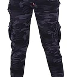 Women Casual Camouflage Dry Fit Six Pocket Regular Gym Green Trackpant-image-53