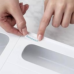 CARTNOVA‚Organize Your Kitchen: 4-Slot Food Bag Dispenser for Easy Sandwich Bag Storage and Access-picture-10