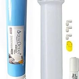 AquaOcean Water Purifier Fresh 100 GPD RO Membrane 11 Layer Imported Membrane Work 1500-2000 TDS Elbow Connectors+Membrane Housing +FR-450+Teflon Tape for Water Purifier RO Service Kit-image-34
