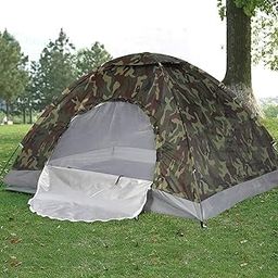 Tent House Polyester-6 Person Waterproof Dome Tent with Carry Bag- Easy Set Up-Great for Camping Heavy Rain, Wind, Storm Proof Campers for Outdoor, Travelling, Picnic Family Tent (Army)-image-51