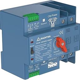 GADITES Automatic Transfer Switch ATS 125A – Single Phase Emergency Power Transfer Switch | Auto Generator Changeover Switch | Backup Power Controller for Home/Business (SINGLE PHASE CHANGE OVER)-62