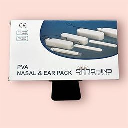 Merocel PVA Nasal & Ear Pack With String (8.0 x 1.5 x 2.0) Gamma Sterile Pack Of 1 Box Count 10 Pcs-31
