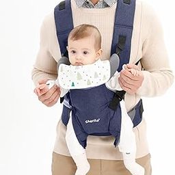 Cherilo Baby Carrier with 4 Carry Positions, Baby Carrier for 0 to 3 Year Baby, Adjustable New Born to Toddler Carrier up to 15 Kgs (Blue)-image-52