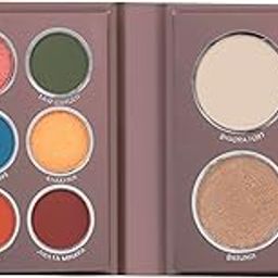 MARS The City Paradise Makeup Kit | Highly Pigmented and Blendable | 9 Eyeshadow Palette with 1 Highlighter, Blusher, Bronzer & Compact Powder each (16.0 gm) (08-Ahmedabad)-2