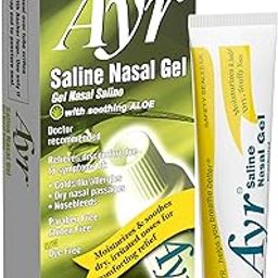 Ayr Saline Nasal Gel, With Soothing Aloe, 0.5 Ounce Tube-11