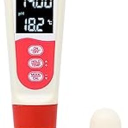 AMPEREUS 4 in 1 Digital meter for water testing Use as TDS Meter, Ph Meter, EC Meter, Temp Meter. Waterproof and EC PPM Water Tester with Backlight for Laboratory, Nutrients-3