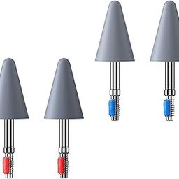 3NH® 4Pcs Replace Pencil Tips Spare Nibs Stylus Compatible with Mpencil 2Pcs Red 2Pcs Blue-image-13