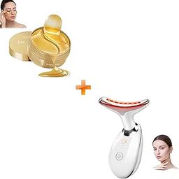 FlamitzStar GlowCare Combo – 24K Gold Under Eye Patches for Dark Circles & Puffiness, Face Massager Wand for Wrinkle Removal, Skin Tightening & Facial Toning – Premium Edition-image-46