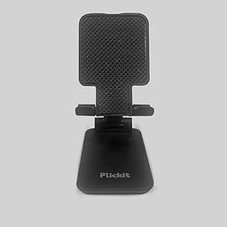 FLICKIT 360° Foldable Mobile Stand for Desk | Metal Body, Adjustable Angle, Anti-Skid Base, Portable & Universal Holder for Smartphones, Tablets, iPad, Kindle-27