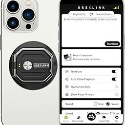 BrexLink 3 in 1 AI Translator, Voice Recorder Translator, Transcription and Translation, Voice Translation Device, Online/Offline/Video/Photo Translation for-image-63